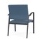 Lesro Newport Wide Guest Chair Metal Frame, Charcoal, MD Titan Upholstery NP1201 - alternate 2